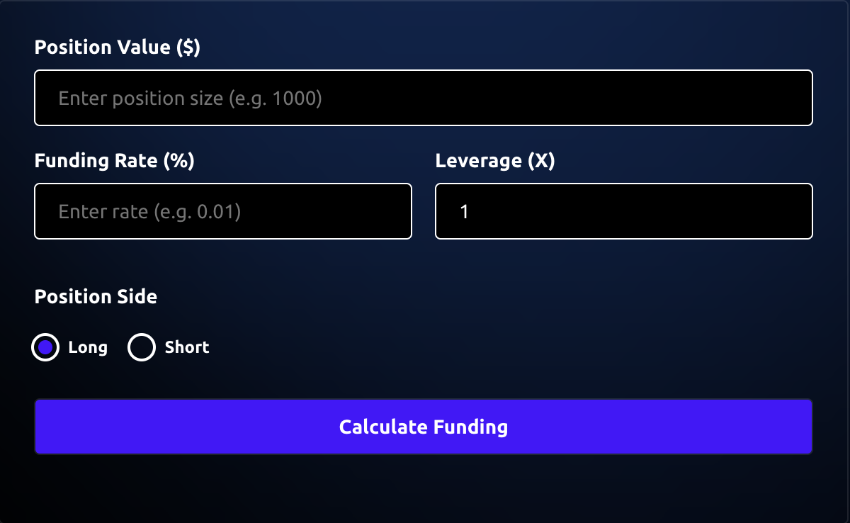 Crypto Funding Rate Calculator – Calculate Funding Fees for Perpetual  Futures | CoinFlip